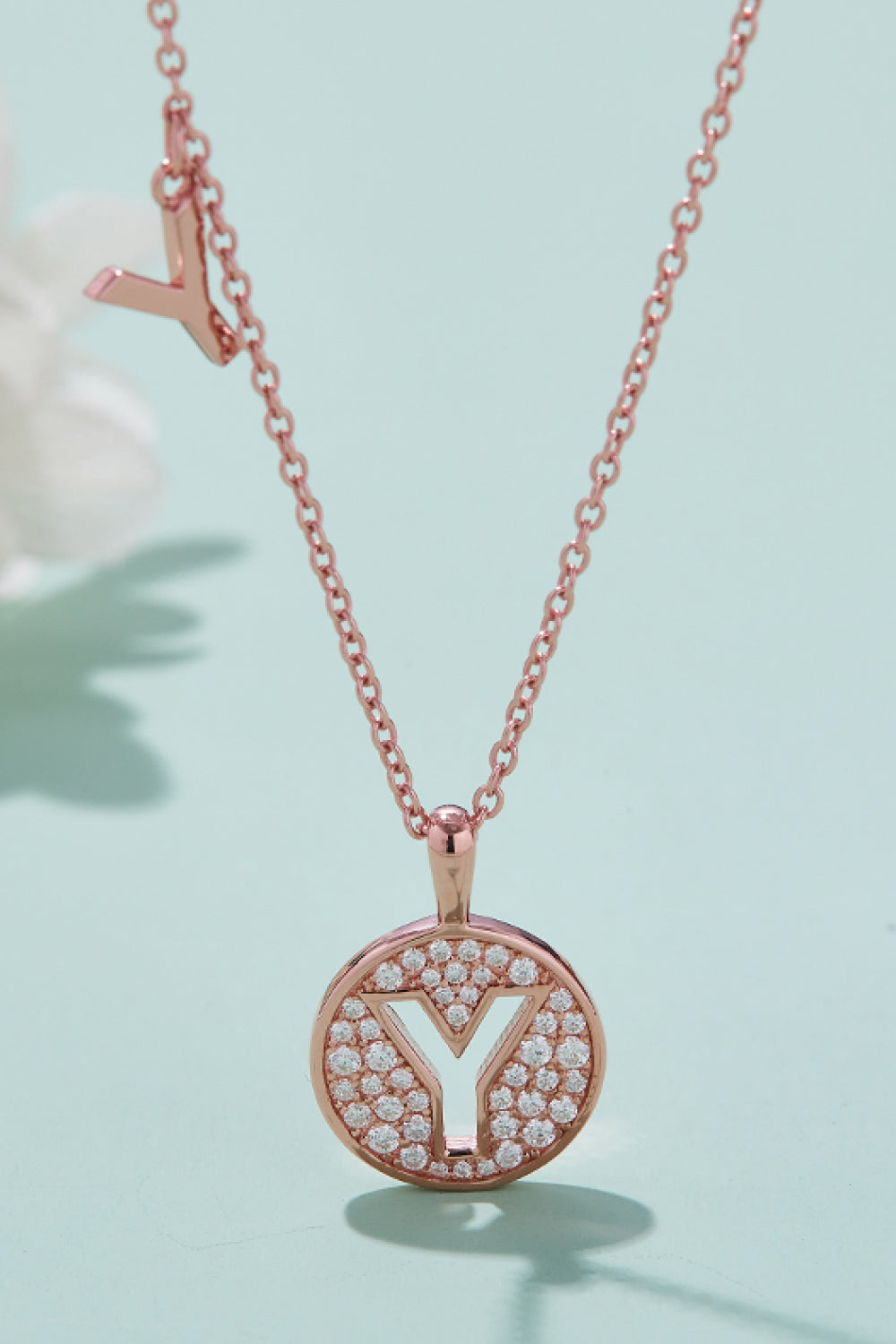 Moissanite U to Z Pendant Necklace Y One Size 845e4f8776094e7cb076a9a81bbc5d39-Max Trendsi
