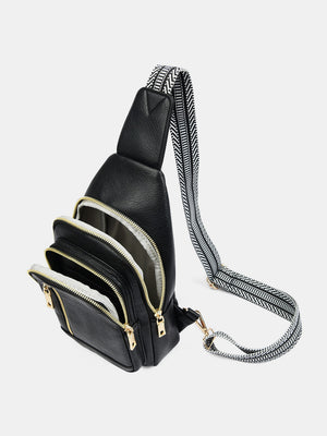 PU Leather Adjustable Strap Crossbody Bag 889c161d-a11b-43c2-bee7-35bf273a19fc-Max Trendsi