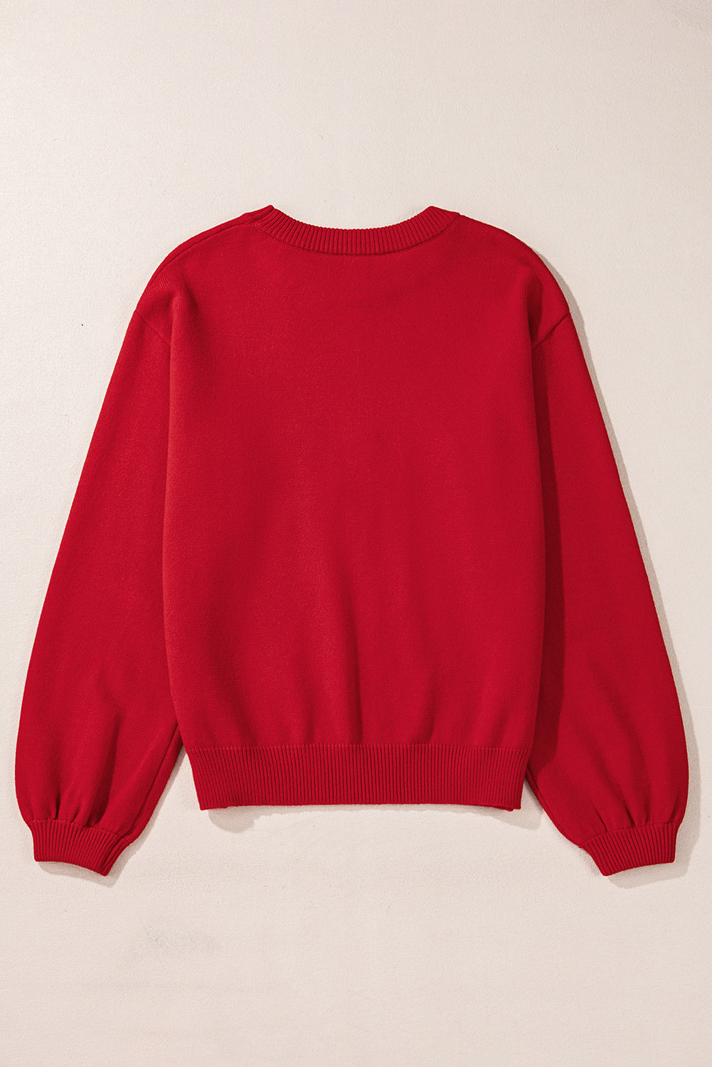 Blackish Green Pearl Beaded Merry Casual Sweater 88b784a0c728a91c Glownestbest