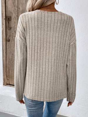 Glownestbest ® | Round Neck Dropped Shoulder T-Shirt 8a70f139-6133-461c-8445-dacea41bada1-Max Glownestbest