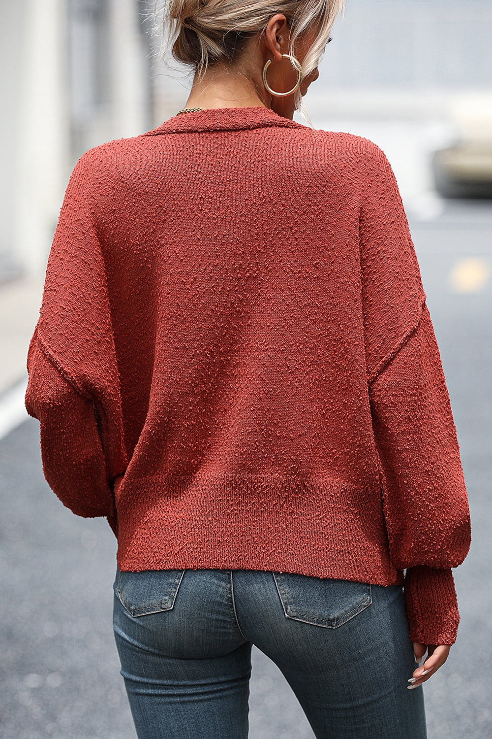 Button-Up Dropped Shoulder Cardigan 8b81a8ff894547eca5fd97fee62debd7-Max Glownestbest