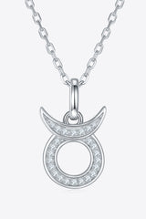 Moissanite Constellation Pendant Necklace Taurus One Size 8cd31ae67f2e45a2943524c220ba0df0-Max Trendsi