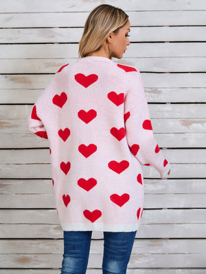 Heart Open Front Long Sleeve Cardigan 8d33ddae-eb1d-4fa5-ac49-fa177bcbb5b7-Max Glownestbest