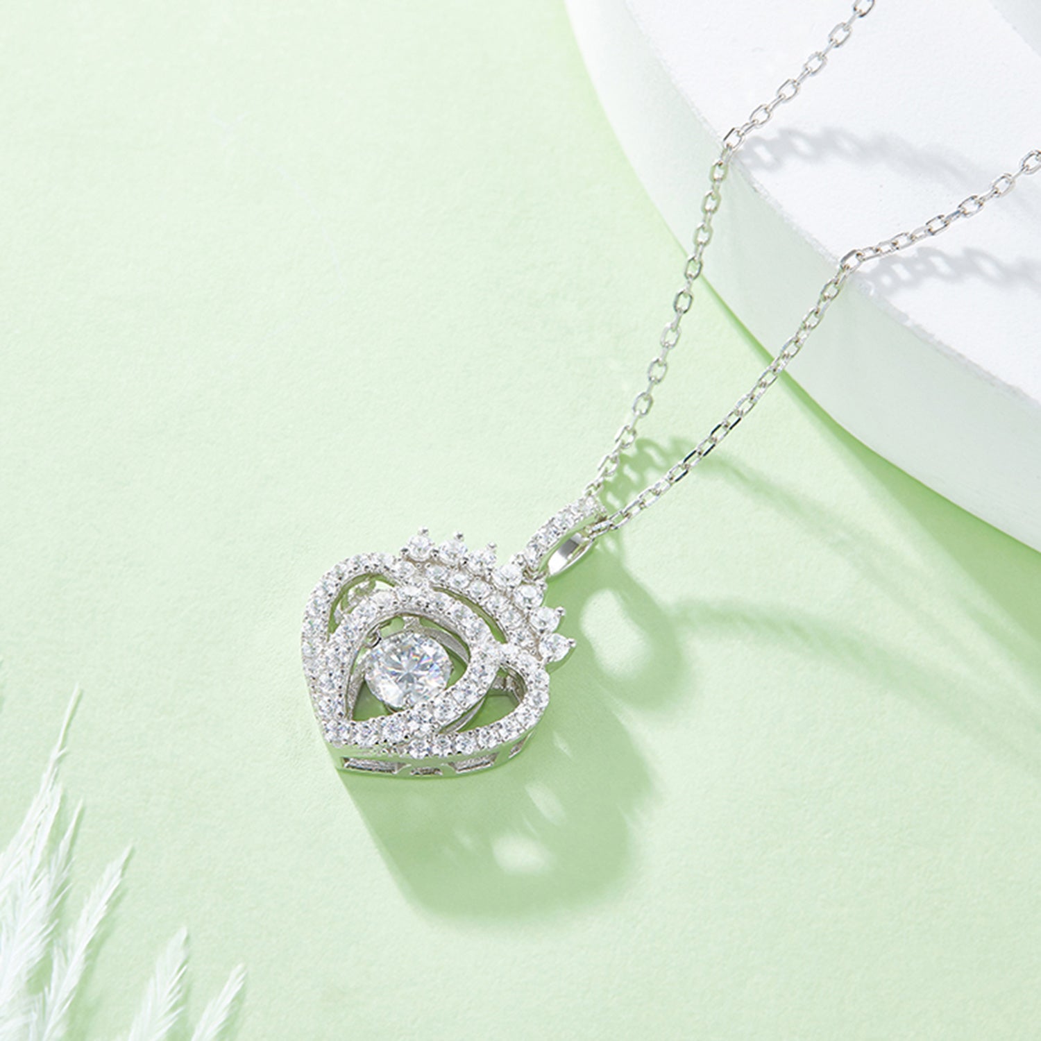 Moissanite 925 Sterling Silver Necklace 8d785e4e-834b-44e4-ae87-1253328b0a78-Max Glownestbest