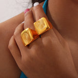 Titanium Steel Fingerprint Signet Ring Gold 8dc0c120-1b72-45b9-9854-c6c637fb6482-Max Trendsi
