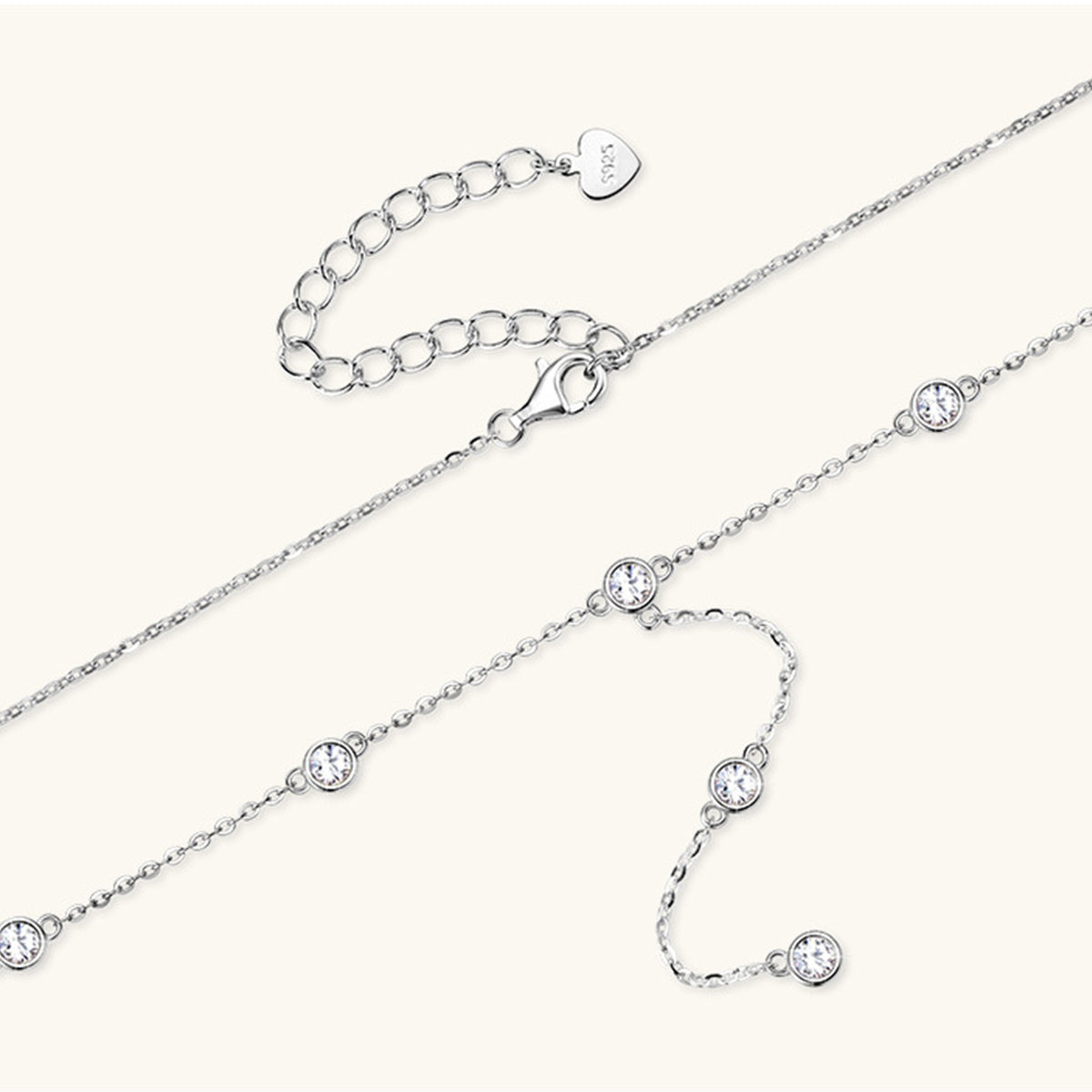 1.1 Carat Moissanite 925 Sterling Silver Necklace 8df54891-b616-4f80-8f71-7e46cef6cd5d-Max Trendsi