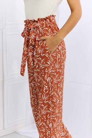 Heimish Right Angle Full Size Geometric Printed Pants in Red Orange 8e0db5c5ac0e4b99a0f8693318dc463f-Max Trendsi
