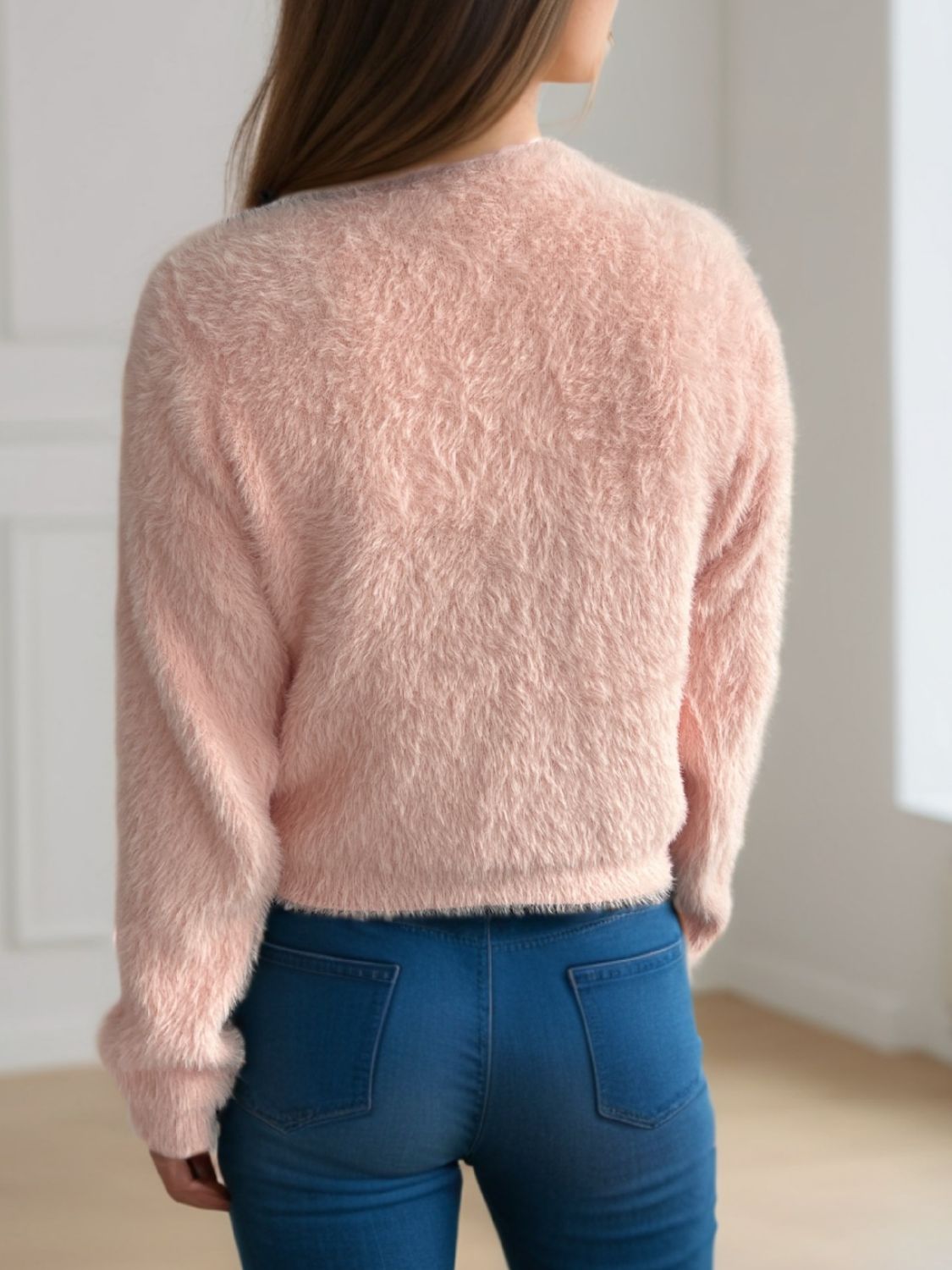 Cutout Knot Button Long Sleeve Cardigan 8f06ac95-61c6-46f4-ba1c-cdab5a95f5fd-Max Glownestbest