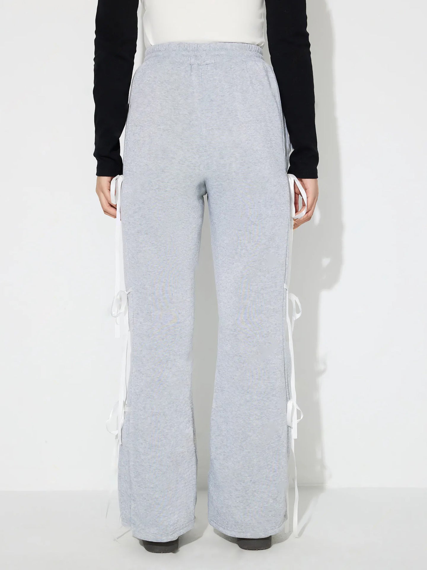 Drawstring Bow Pants 8f8f9c4b-c1f3-4798-87fe-72154c18fe79-Max Trendsi