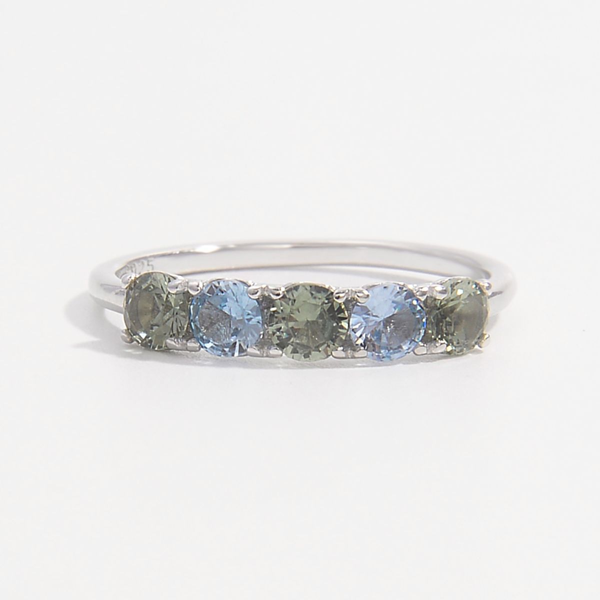 925 Sterling Silver Rhinestone Ring Silver 8fc08708-1f3a-4e64-bd12-d6124633a30a-Max Trendsi