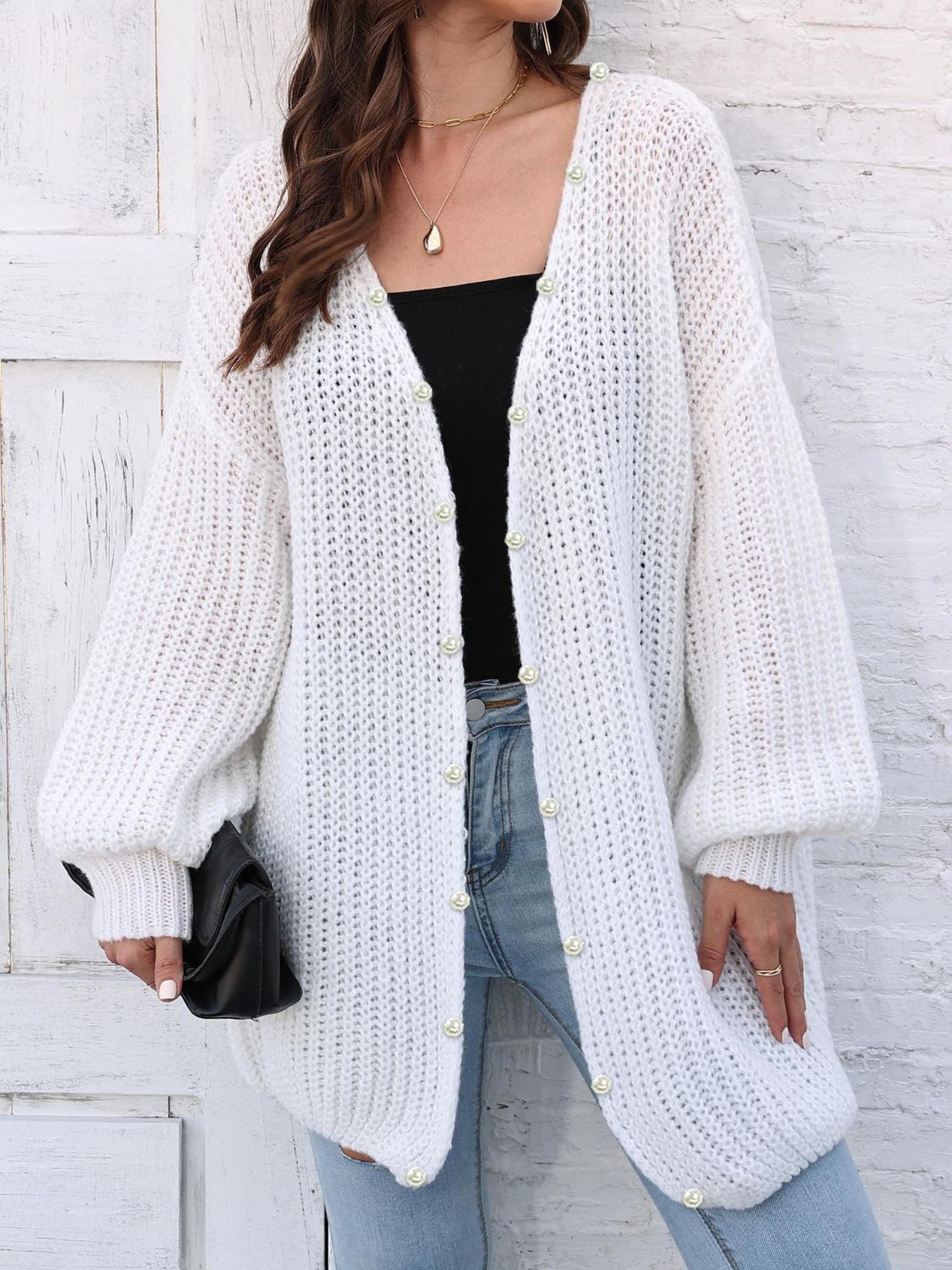 Open Front Long Sleeve Cardigan 907dfa34-a58c-4c4b-a7d2-a4c2daa1f6f0-Max Glownestbest