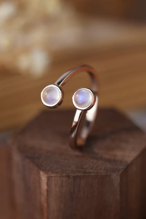 High Quality Natural Moonstone 925 Sterling Silver Toi Et Moi Ring 911508ba07454424906969953ab5c646-Max Trendsi