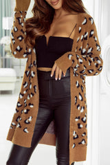 Full Size Leopard Open Front Long Sleeve Cardigan Leopard 91584dc4-a7a5-4510-a345-6c813aa0b25c-Max Glownestbest