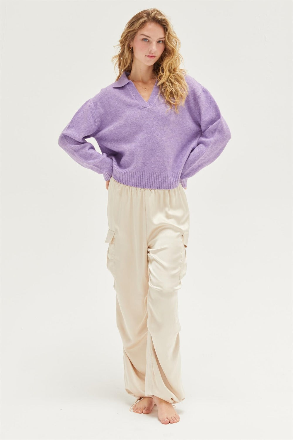 HYFVE Approach Satin Drawstring Hem Cargo Pants 91b7750e-d95b-4d84-a48a-4ae6bebe98fe-Max Trendsi