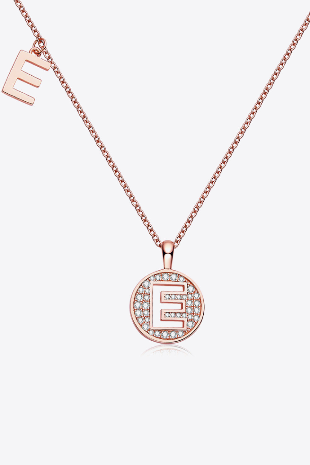 Moissanite A to J Pendant Necklace E One Size 91fb8377c7f546e09cdb92c60460317b-Max Trendsi