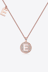Moissanite A to J Pendant Necklace E One Size 91fb8377c7f546e09cdb92c60460317b-Max Trendsi