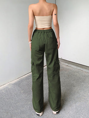 Straight Jeans with Pockets 9206f50890a64c9e9c60fa1b3237d76a-Max Trendsi