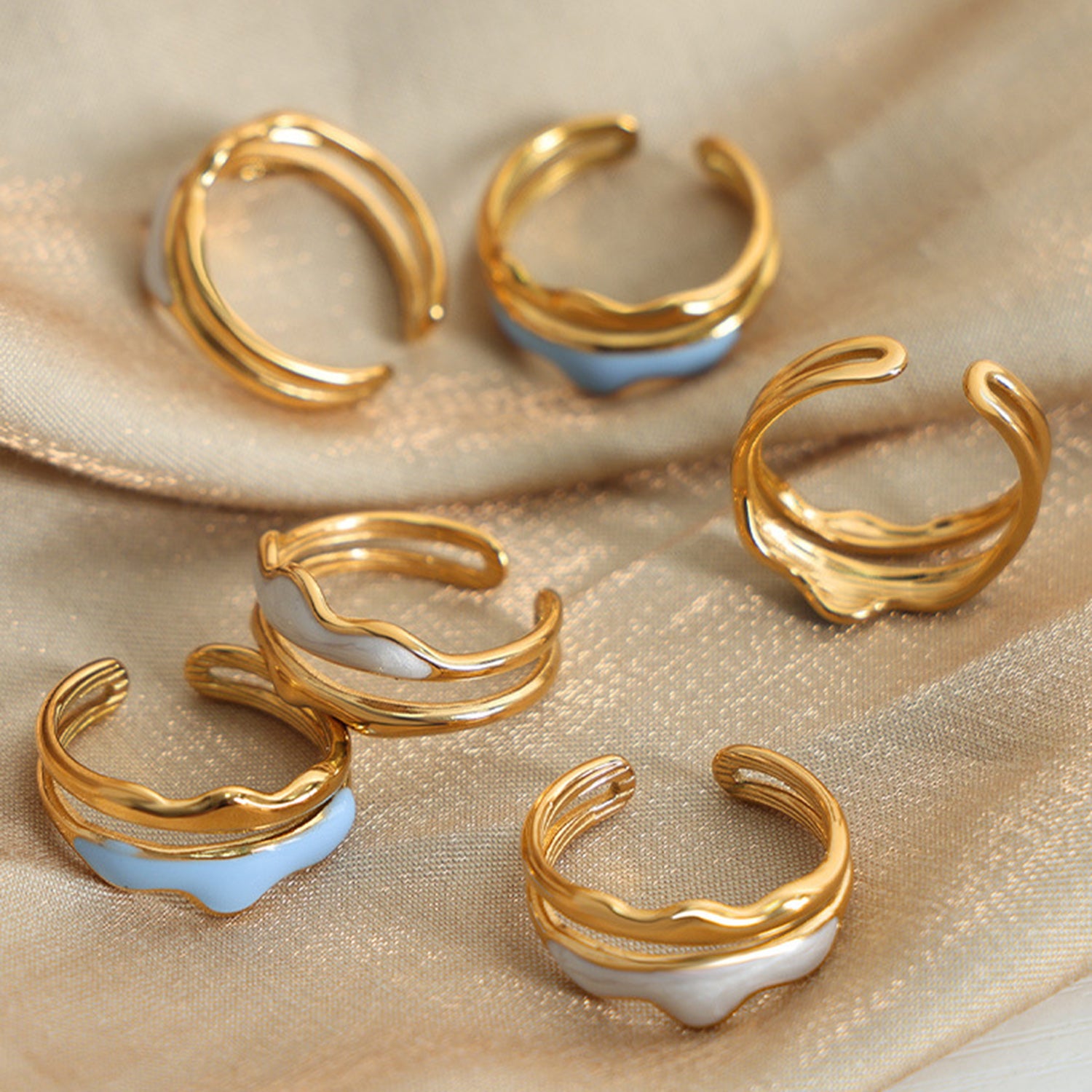 18K Gold-Plated Open Ring 92a6c356-7ce5-49af-8677-1ba61d69460a-Max Trendsi