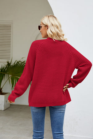 Open Front Long Sleeve Cardigan with Pockets 93584bb3d6064ff4be2f8c8da4e8eb19-Max Glownestbest