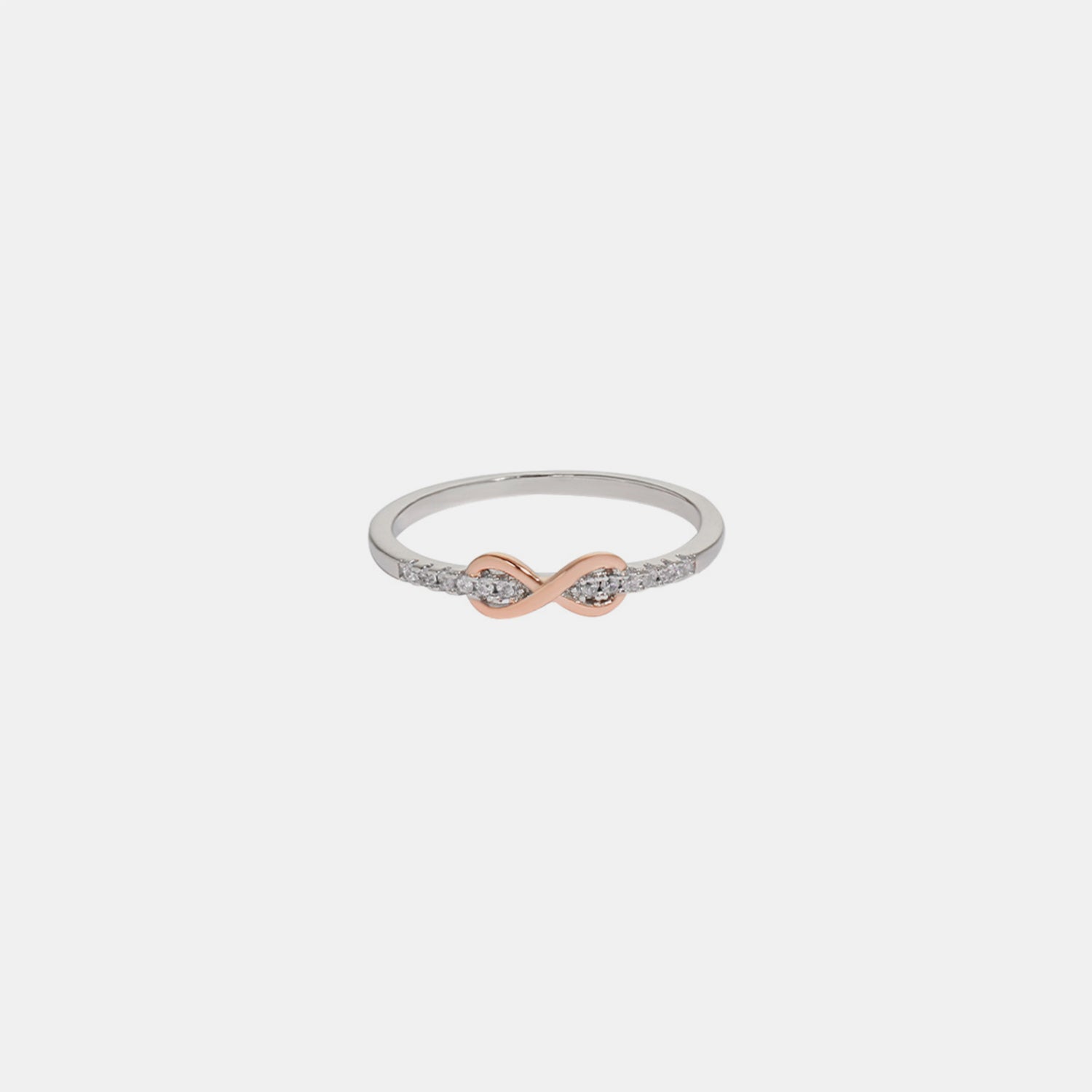 Zircon 925 Sterling Silver Ring Silver 98aa7f34-1066-4021-a785-735e6aeaf3ed-Max Trendsi