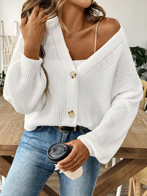 Glownestbest® | V-Neck Button Up Long Sleeve Cardigan 99ce828e-be0a-4e02-ad99-7a534602d59a-Max Glownestbest
