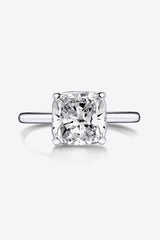 3.5 Carat Zircon 4-Prong Ring White 9aa0a699f7b14d16a2061a8c986ce05a-Max Trendsi