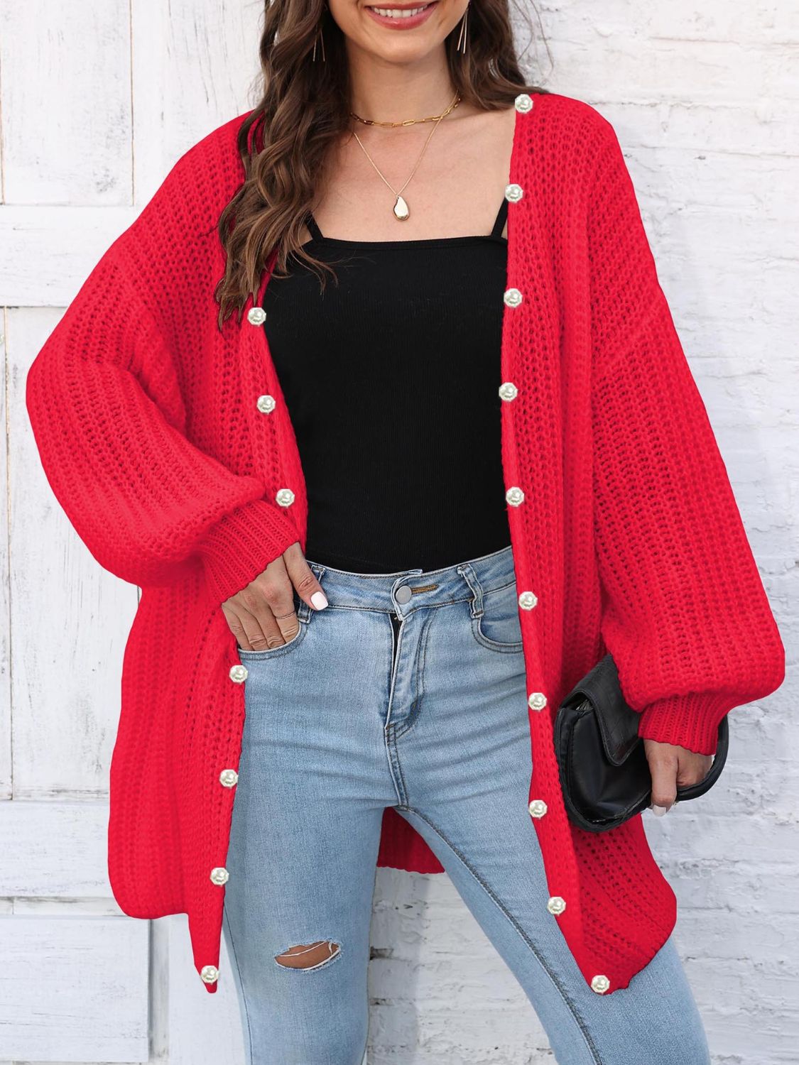 Open Front Long Sleeve Cardigan 9bb012a9-bbec-4d6e-be2b-4beb81a501bf-Max Glownestbest
