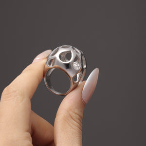 Stainless Steel Cutout Ring 9bc0418f-9142-4ef1-b47c-dca9d467bc41-Max Trendsi