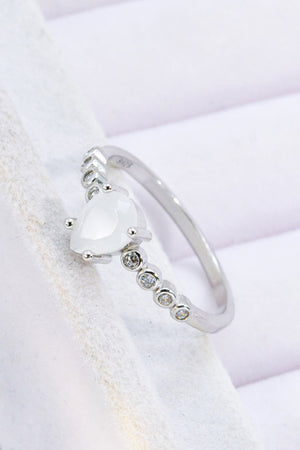 Teardrop Natural Moonstone Ring 9e7304773dcd48799f66e94820e03690-Max Trendsi