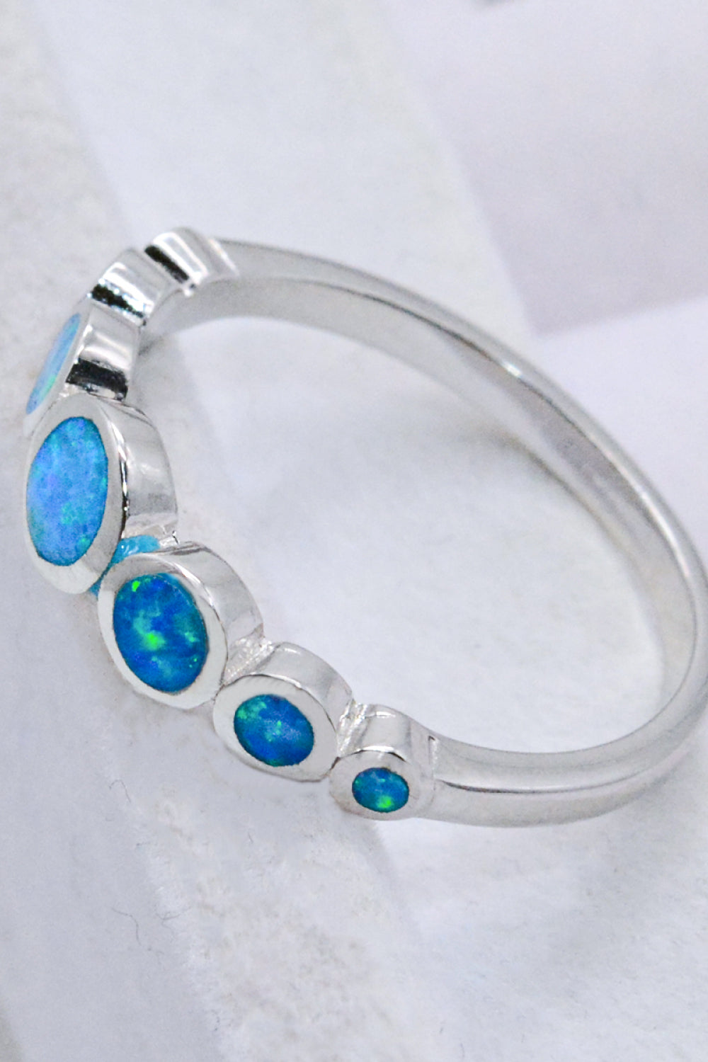 925 Sterling Silver Multi-Opal Ring 9fe3269d37e24c05b5f6fb1c1159c086-Max Trendsi