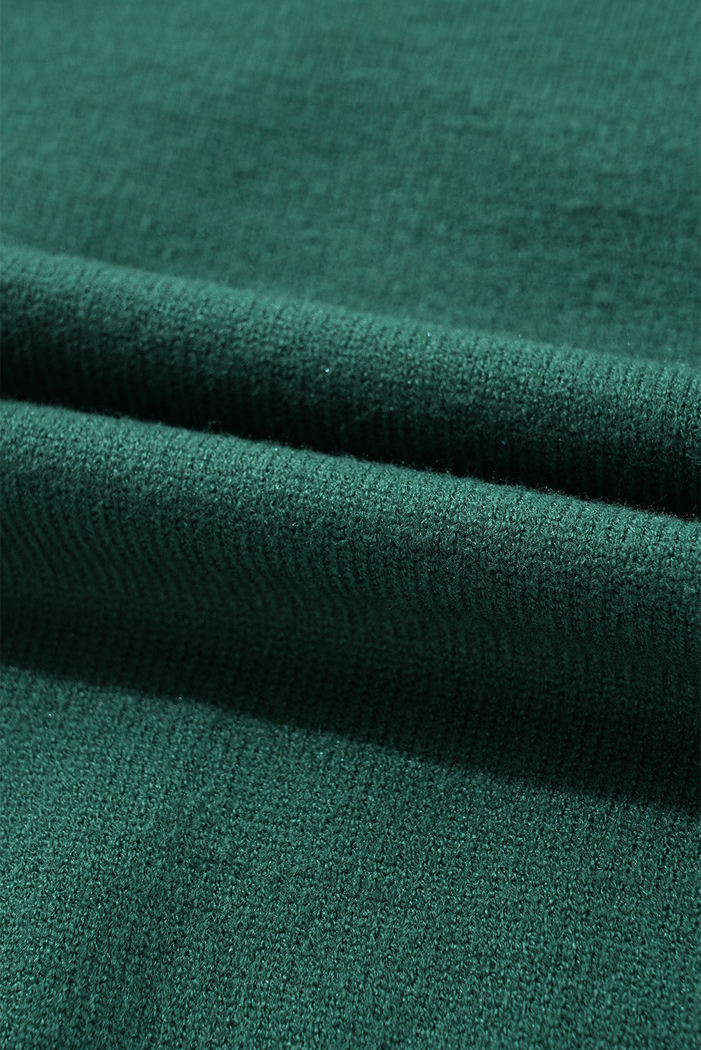 Blackish Green Pearl Beaded Merry Casual Sweater a075b7a98336a6f7 Glownestbest