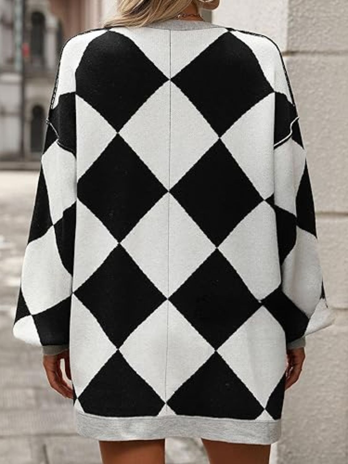 Color Block Button Down Long Sleeve Cardigan a11f14a4-ebab-412d-8895-82c6c2af2c19-Max Glownestbest