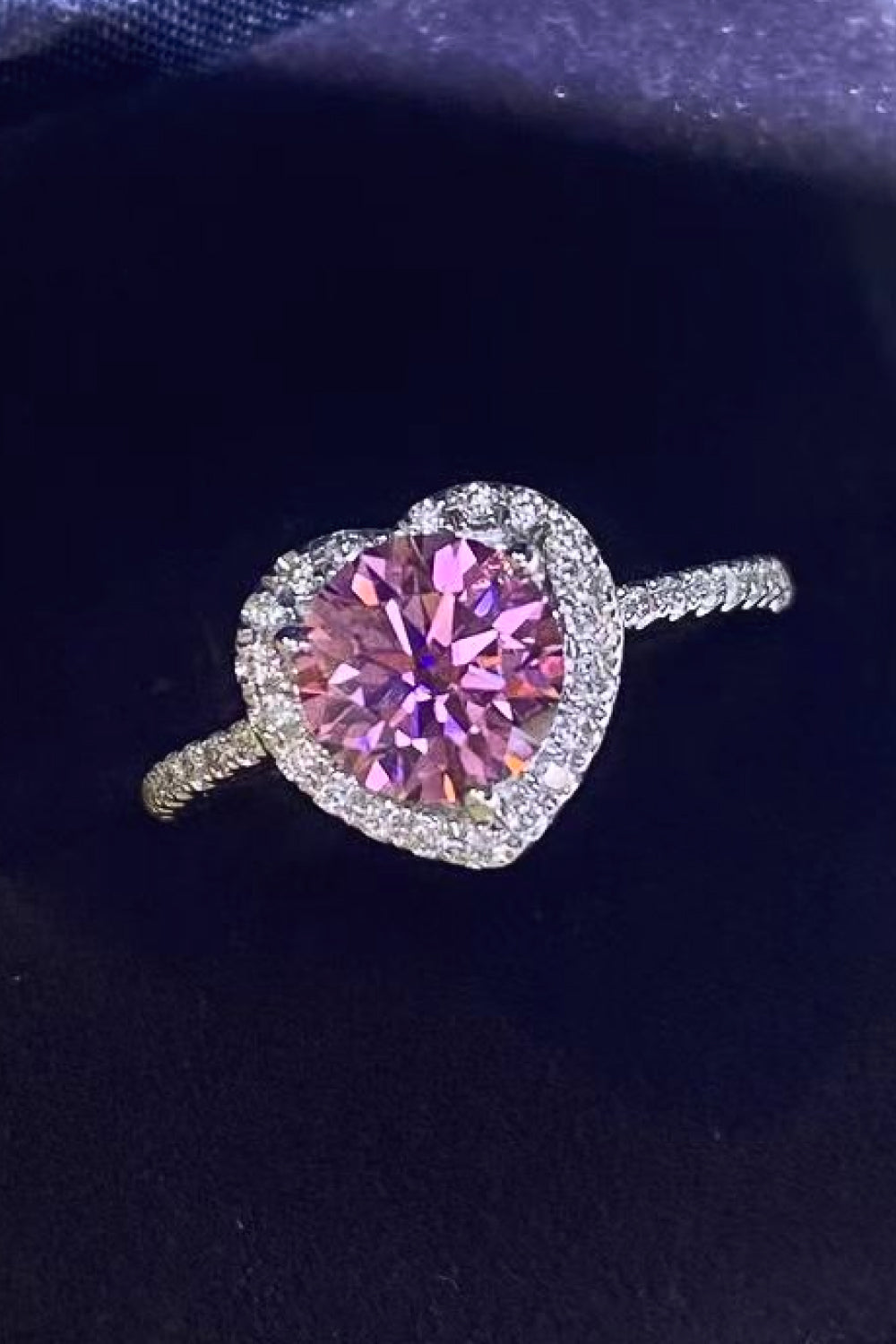 Lifelong Journey 1 Carat Moissanite Heart Ring a1b9333363b440ee92571e6f7453ad36-Max Glownestbest