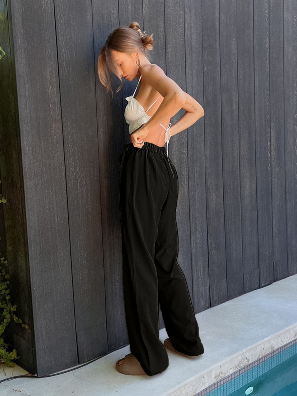 Tied High Waist Wide Leg Pants a32c08ca-218a-4eda-831d-f0c4beb1ab9a-Max Trendsi