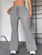 Drawstring Sweatpants with Pockets Heather Gray a33e6b5480c8422a9a7316103bb053b8-Max Trendsi
