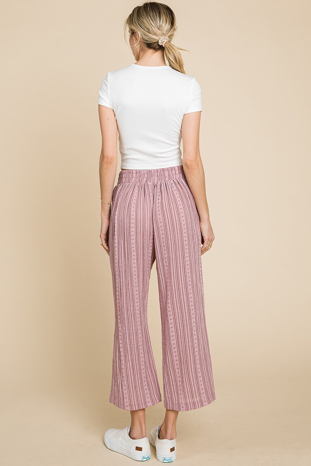 Cotton Bleu by Nu Lab Striped Elastic Waist Wide Leg Pants a3875497-f3c4-4ade-8710-b9b6363d0475-Max Trendsi