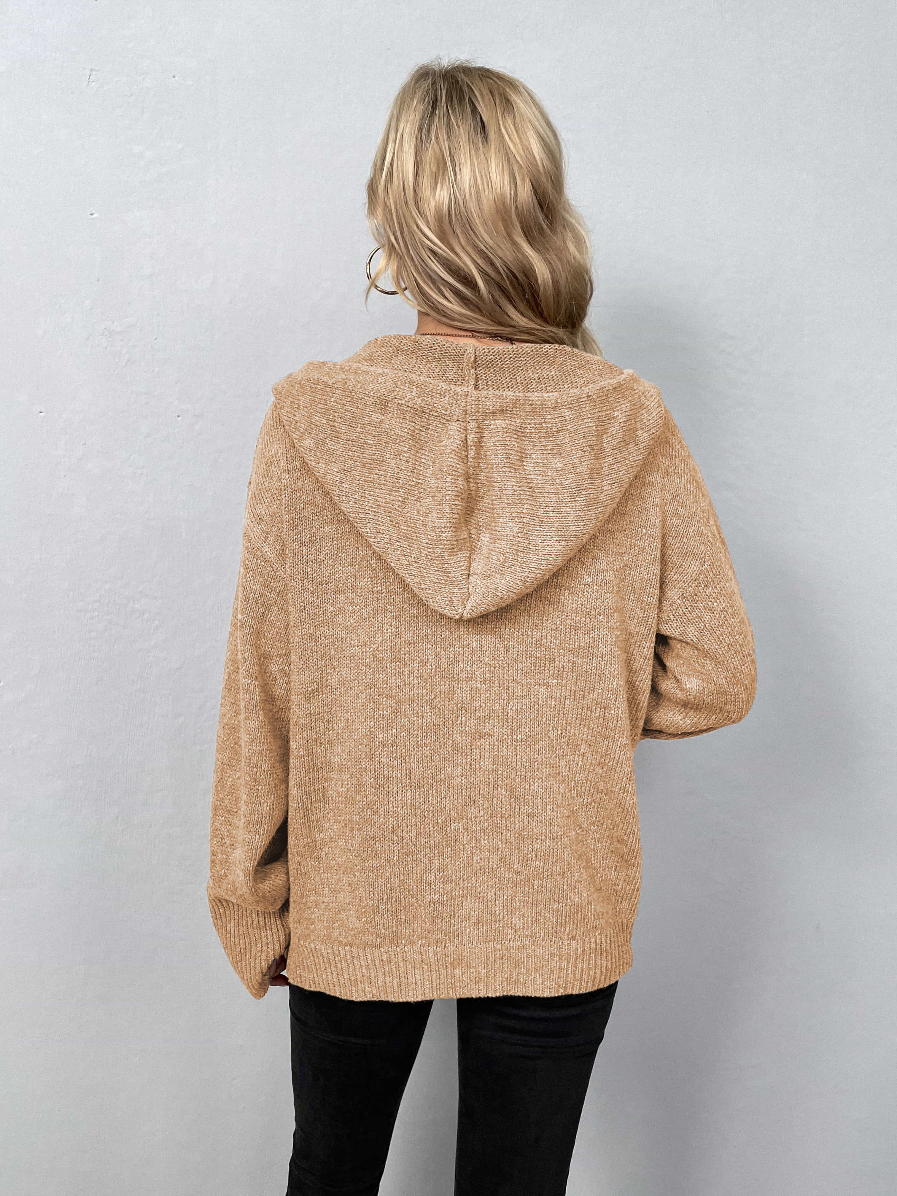 Glownestbest® | Button-Down Long Sleeve Hooded Sweater a4f61236ced448fb9415b5cfc4d712ae-Max Glownestbest