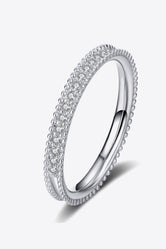Drop Everything Now Moissanite Ring Silver a5e59c50e25c439399f16e7c86700e6a-Max Trendsi