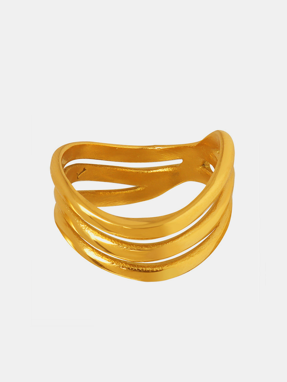 Titanium Steel Three-Layered Ring a6048a2c-06e8-49b1-861d-d3236de0bf10-Max Trendsi