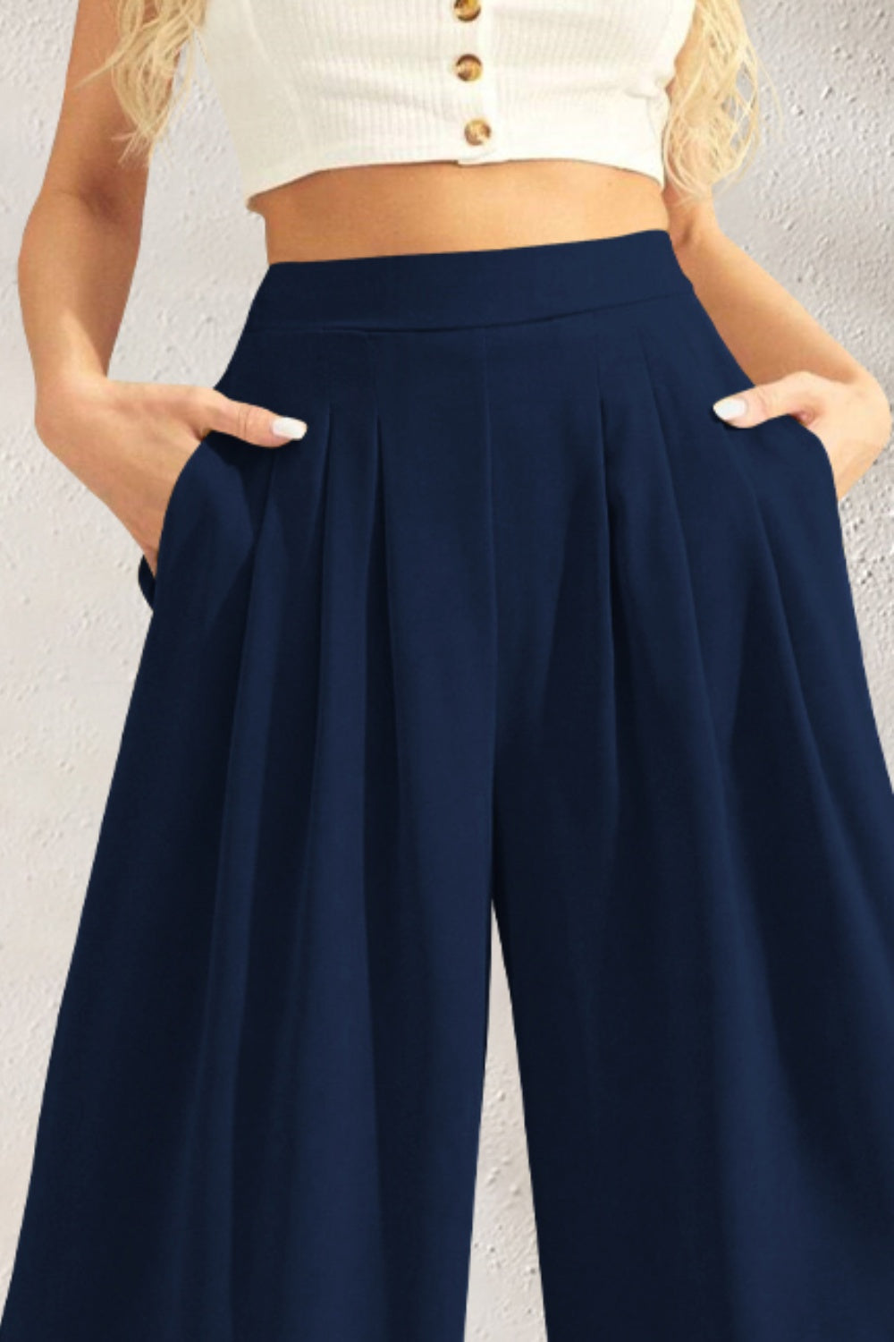FAM-FAM High Waist Wide Leg Pants a65fa3d4-e463-463e-a0d0-dee05e02c565-Max Trendsi