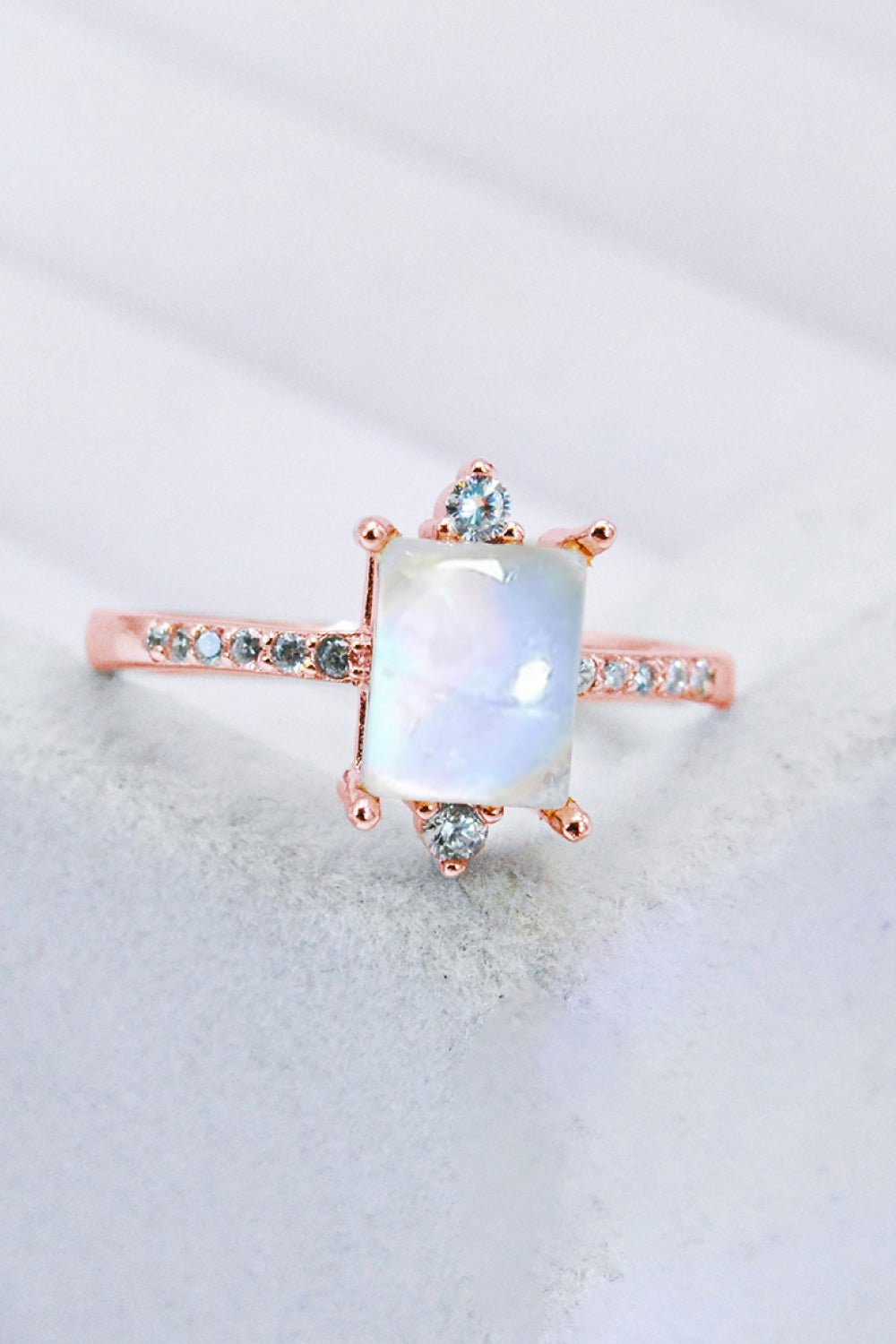 925 Sterling Silver Square Moonstone Ring a8359d04c970496d90894e7e96a0bf12-Max Trendsi