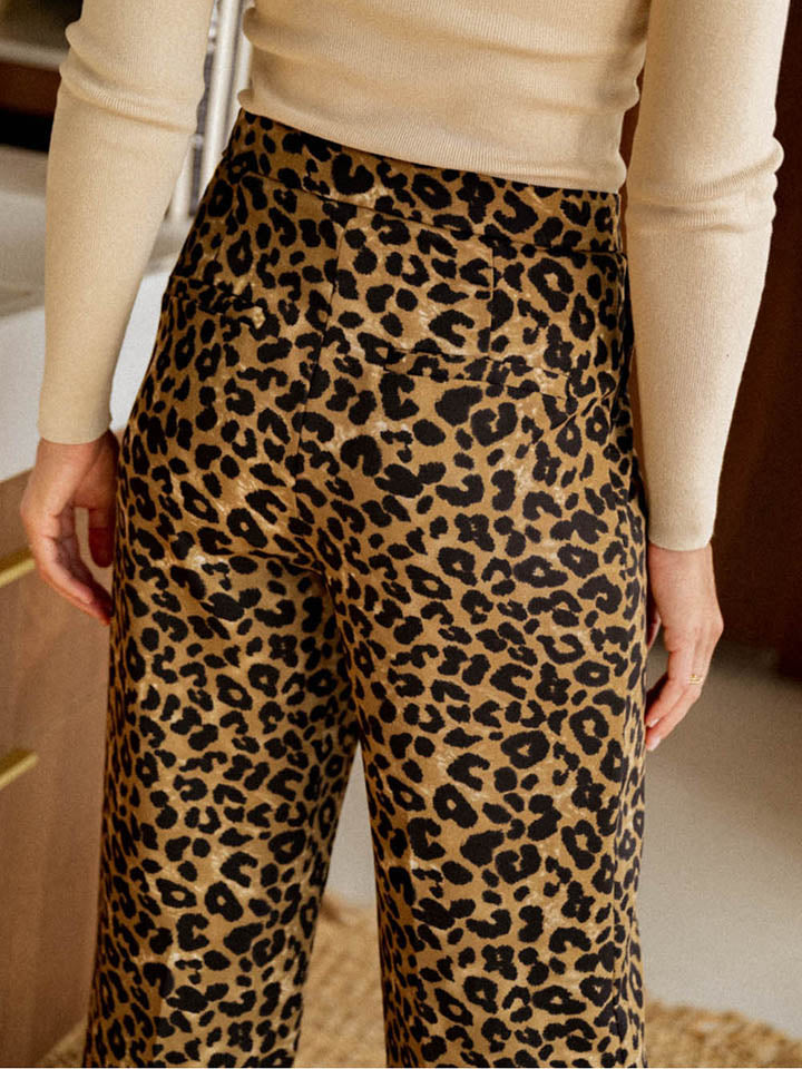 Leopard Wide Leg Pants a85198de22a9443da88497f5fd456cb7-Max Trendsi