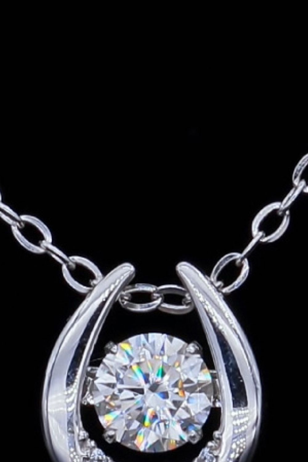 Moissanite Zircon Pendant Necklace a8698579bd6344458bd01c3f5398ad36-Max Trendsi