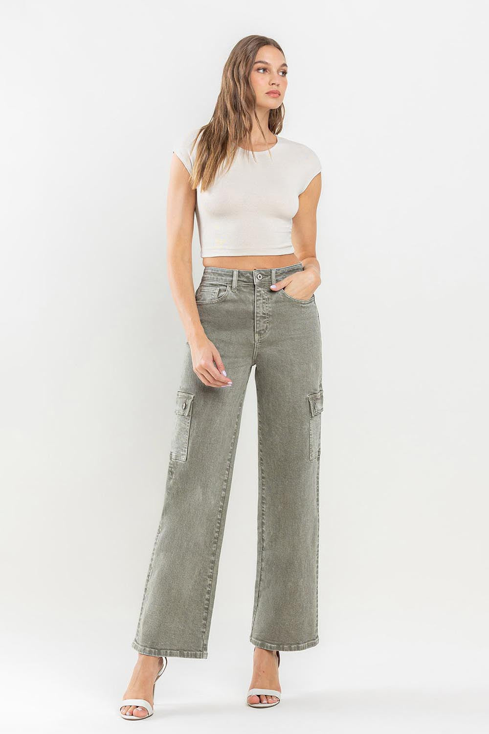 Vervet by Flying Monkey 90's Super High Rise Cargo Jeans a9cc56ae-68be-4df7-b912-55b99100324f-Max Trendsi