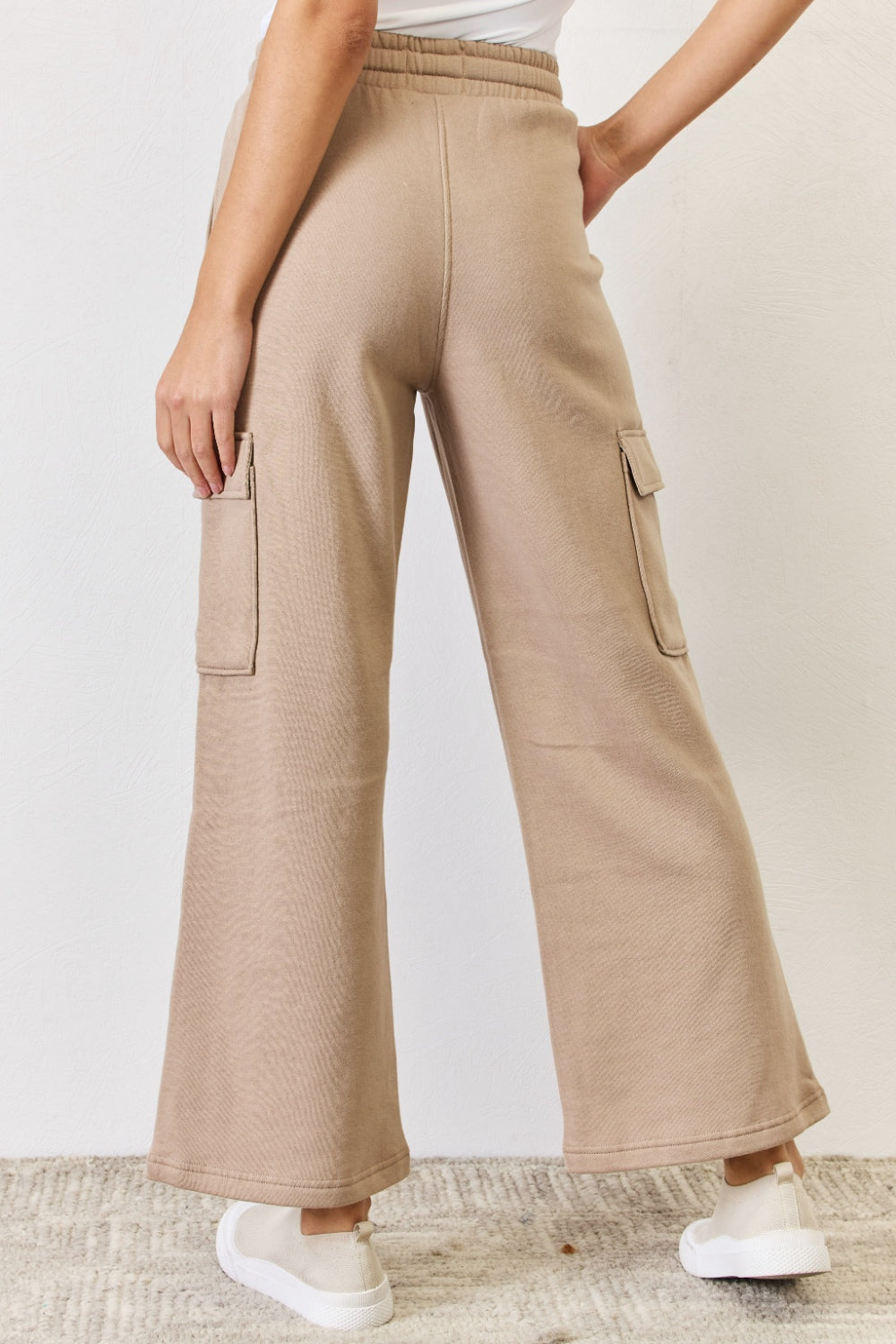 RISEN High Waist Cargo Wide Leg Pants a9f31c5c-f977-461d-8ef5-fa22a6ebac9a-Max Trendsi