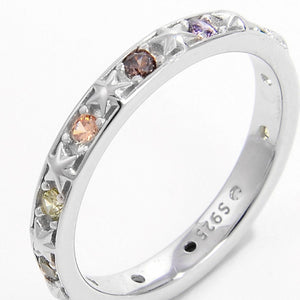925 Sterling Silver Inlaid Zircon Ring abdaace2-3306-49c5-9fc6-d1f9e91d7ab8-Max Trendsi