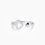 925 Sterling Silver Inlaid Zircon Heart Open Ring Silver 7 acfbfe5c-bce4-4964-a325-4f45e7706daa-Max Trendsi