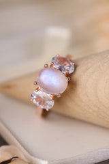 High Quality Natural Moonstone 925 Sterling Silver Three Stone Ring Rose Gold ae7f096dd1c14489ac53d1f30cae781a-Max Trendsi