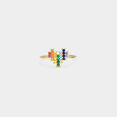 Heart Shape Zircon 925 Sterling Silver Ring Gold aef4fc3a-10df-4eeb-9e4a-60a18561565f-Max Trendsi