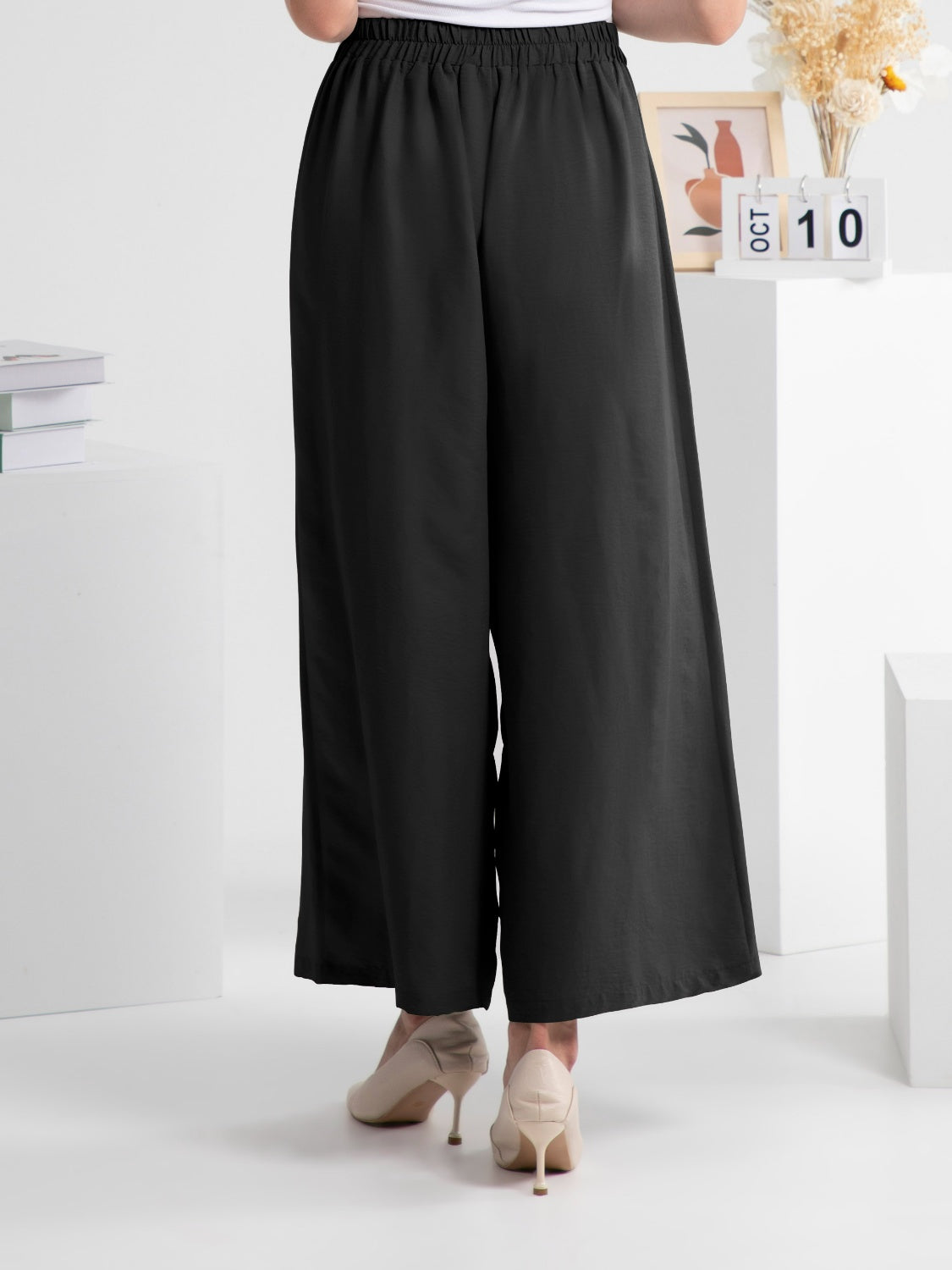 FAM-FAM Wide Leg Elastic Waist Pants af0f074d-1314-4ffb-8488-cda15c8d6123-Max Trendsi